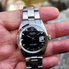 VINTAGE ROLEX OYSTER PERPETUAL DATE REF 1500 CAL 1570 26JEWELS MEN`S WATCH 1965`