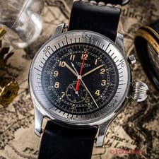 Vintage Longines Flyback One-Push Chronograph Watch, 1950s