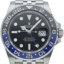 ROLEX GMT-Master II Watch Jubilee 126710BLNR Stainless Steel mensWatch black...