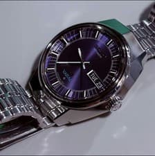 Seiko King Seiko Vanac Automatic Watch 5626-7150 Vintage 1972 Purple Dial