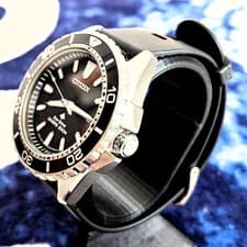 CITIZEN Watch Eco-Drive Promaster Diver's 200m Water Silver Men's Auth Rare