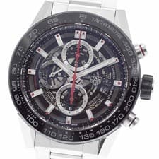 TAG HEUER CAR2A1W.BA0703 Carrera Date Chronograph Automatic Men s Good Condition