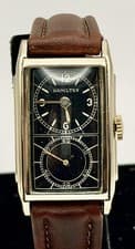 1930s Hamilton Seckron Doctors Watch Cal.980B New Crystal & Band FOR REPAIR READ