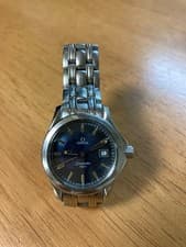 Omega Seamaster Quartz Watch Blue Dial