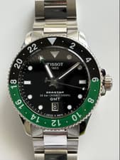 TISSOT Watch T120.852.11.051.00 Seastar 1000 GMT 40mm Quartz 300M SS Black dial