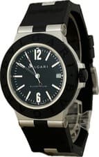Bvlgari Aluminium BB40AT Black Dial 40mm Automatic Mens Watch Excellent++ A6275