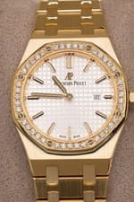 Audemars Piguet Royal Oak Quartz Ladies 67651BA.ZZ.1261BA.01 Silver Complete '17