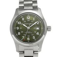 HAMILTON Khaki Field Auto 42 H70605160 Green Men's Watch HAMILTON Watch Luxury W