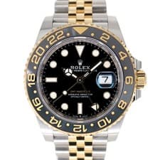 Rolex GMT Master II 126713GRNR 40mm SS YG Black Dial Automatic GMT Box #KN014