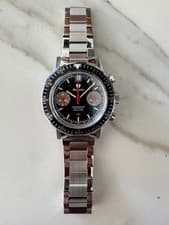 Nivada Chronoking ref. 87033M20 manual SS chronograph 38mm