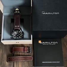 Hamilton Khaki Aviation Pilot Day-Date Auto Working