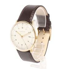 [GOLD TONE] Junghans Max Bill 041/7872.02 Quartz Men's Watch