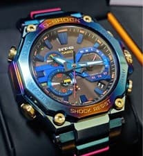 CACIO G SHOCK MTG B2000PH 2AJR BLUE PHOENIX Bluetooth Bezel Solar Powered