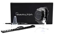 HAMILTON Khaki Below Zero H785850 Automatic 1000m Men's Watch Date black Dial