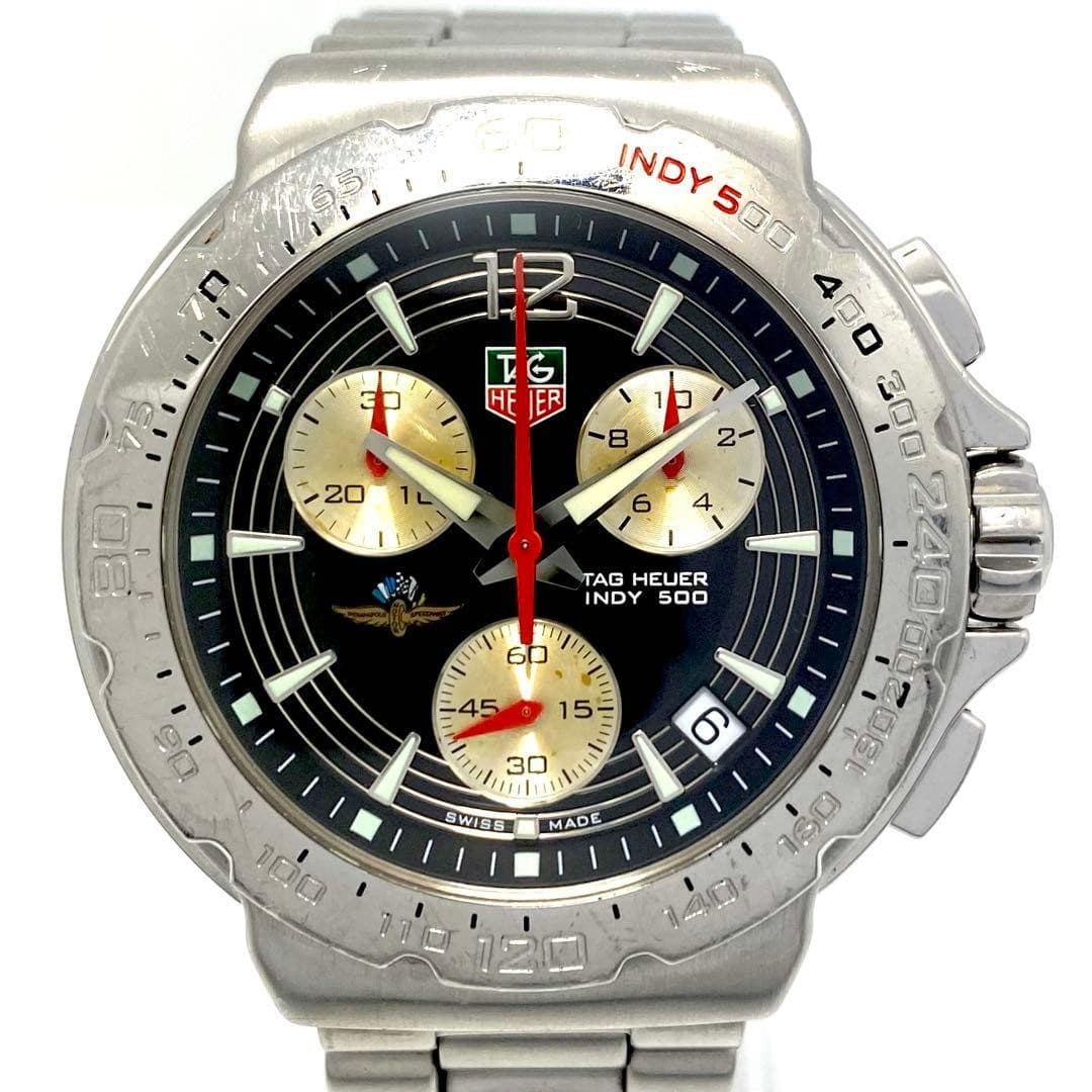 Tag Heuer Quartz Chronograph 200m Formula 1 Indy 500 Wrist 17cm CAC111B