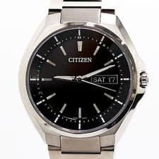 Citizen Attesa AT6050-54E/H100-R007556 black dial, men's wristwatch. 6920100