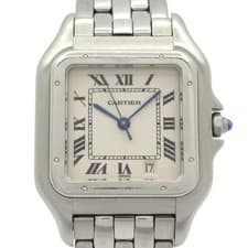 Cartier Panthere MM W25054P5 2******* Silver Unisex Wrist Watch