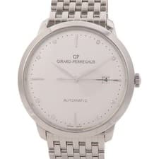 GIRARD PERREGAUX 1966 Automatic Watch 49555-11-1A1-11A Stainless Steel Silver