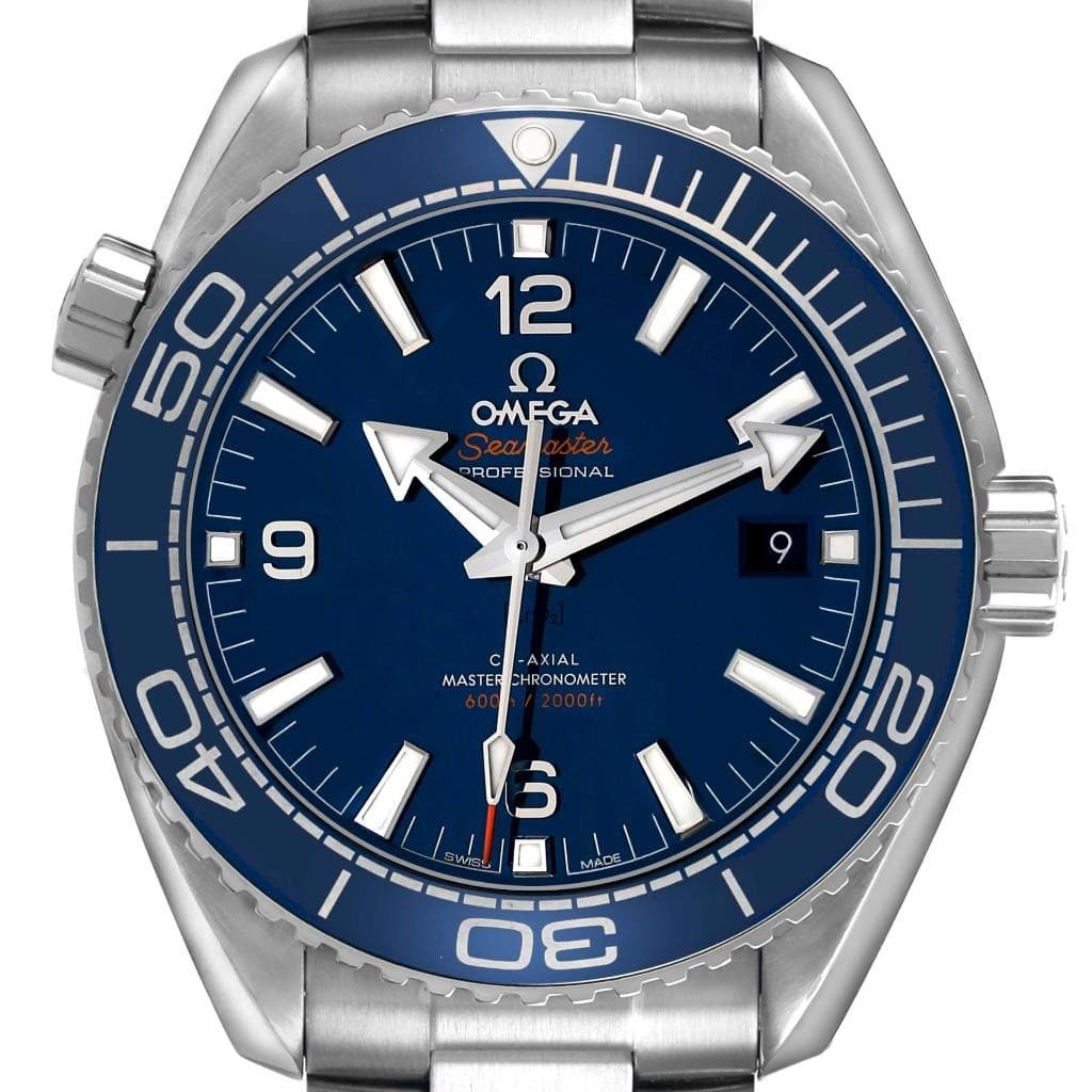 Omega Seamaster Planet Ocean 600M Steel Mens Watch 215.30.44.21.03.001 Box Card