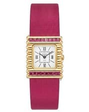Van Cleef and Arpels Vintage 20x25mm VIN 18K Yellow Gold Women's Watch