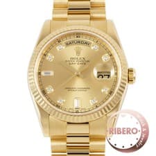 ROLEX Watches F number Day date 118238A 18K Yellow Gold Free Shipping from JAPAN
