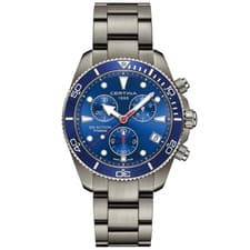 Certina DS Action Chrono 42mm Blue Dial Men's Watch C0484174404100