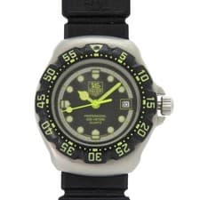 Tag Heuer Formula 1 376.508 Stainless Steel Black Dial Working