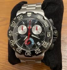 Used working TAG Heuer Formula 1 CAC1110-0 Chronograph Black Dial Quartz in JPN