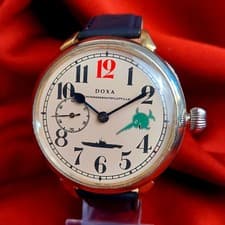 Vintage Swiss Watch DOXA Mechanical Collectible Men's Wrist Watch Serviced