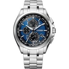 Citizen Authentic AT8040 57L World Time Chronograph Watch Timepiece