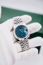 Rolex Datejust 126300 41 mm Roman Blue Dial Stainless Steel 2023 Watch - NEW