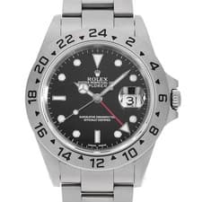 ROLEX Explorer II 16570 black P Number second hand mens