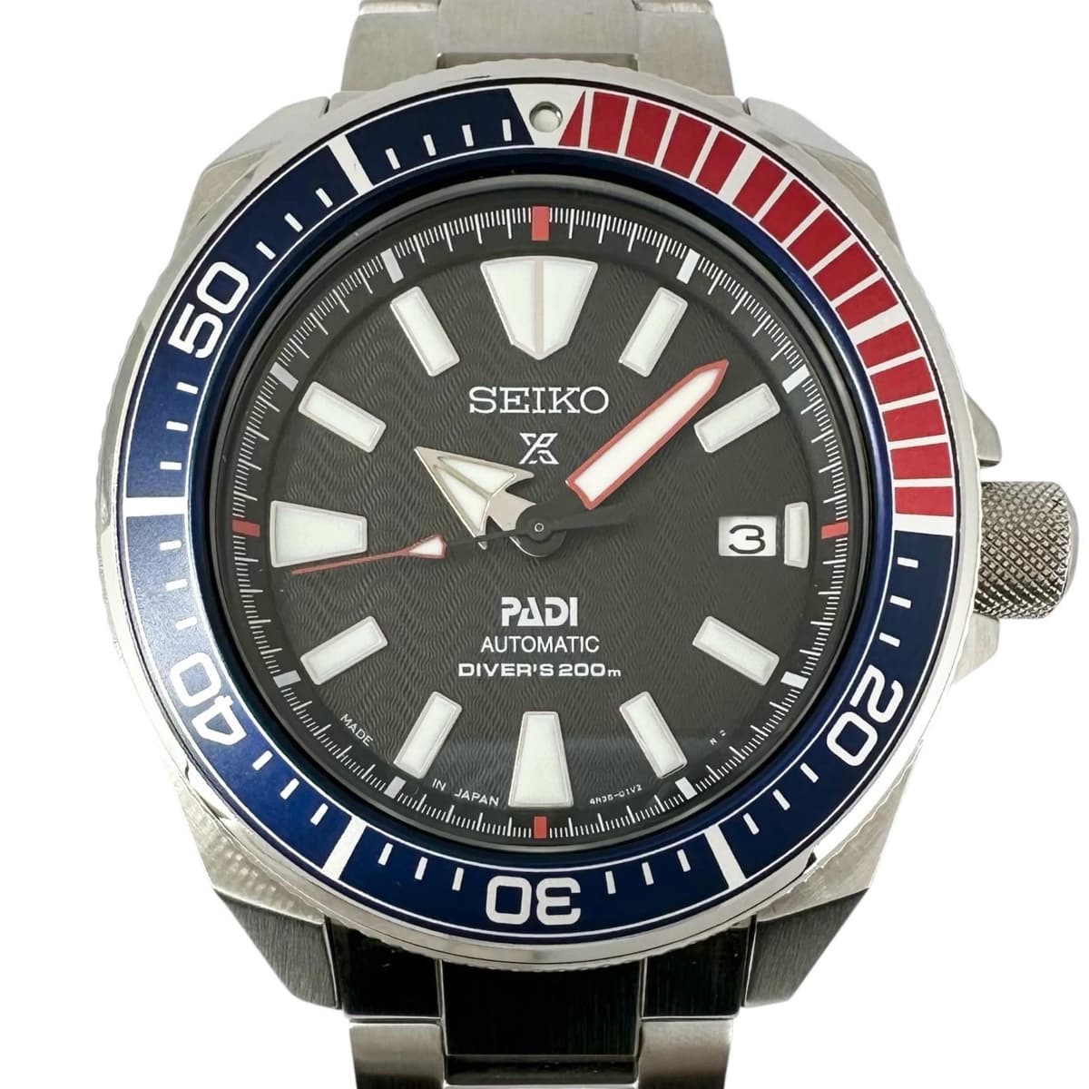 SEIKO Prospex Diver Scuba PADI Special Edition 4R35-01X0 Watches Silver Mech...