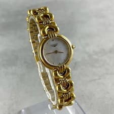 Rare Longines Quartz Wristwatch Gold GP L6.122.2 Non Working