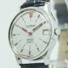 Vintage *NEAR MINT* OMEGA Constellation f300Hz Cal.1250 Qz Chronometer 35mm Mens