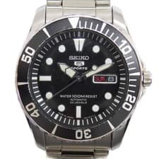 Seiko 5 Sports 7S36-03C0 Stainless Steel Day Date 23 Jewels Automatic Mens Watch