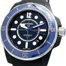 CHANEL  H2559 J12 Marine Watches ceramic/rubber Mechanical Automatic Black d...
