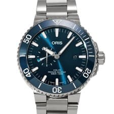 ORIS Aquis Small Seconds Date 01 743 7733 4155-07 8 24 05PEB Blue Dial #W2778