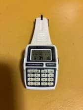 CASIO DBC-63 White Digital Data Bank Watch