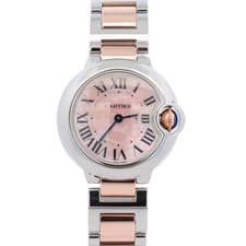 Cartier Ballon Bleu 28mm Mother Of Pearl Dial Watch Ref# W6920034