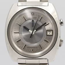 Omega Memomatic Seamaster Watch Automatic Vintage Silver Dial Mens Date