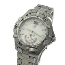 TAG HEUER Tag Heuer WAF1011 Watch Aquaracer Grand Date Siler-colored