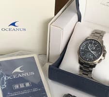 CASIO OCEANUS OCW-1010 Blue Sea Sapphire Watch from Japan