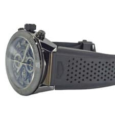 TAG HEUER CAR2A90.FT6071 Carrera Heuer 01 Black USED A from JAPAN