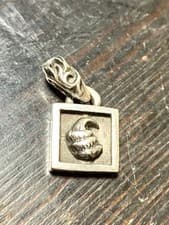 Chrome Hearts Framed CH Plus Charm Pendant Silver 925 From Japan