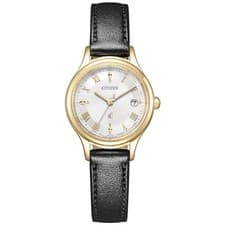 CItizen Cross Sea Eco-Drive Radio Watch Hikari Waterproof ES9492-14A Women Black