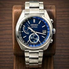 [Very Good] Seiko Astron SBXY013 Titanium Solar Radio Blue Dial From Japan