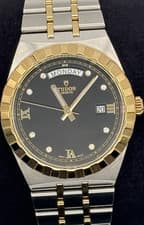 Tudor Royal 41mm Day Date Automatic - Black Diamond Dial 28603 Full Set (2022)