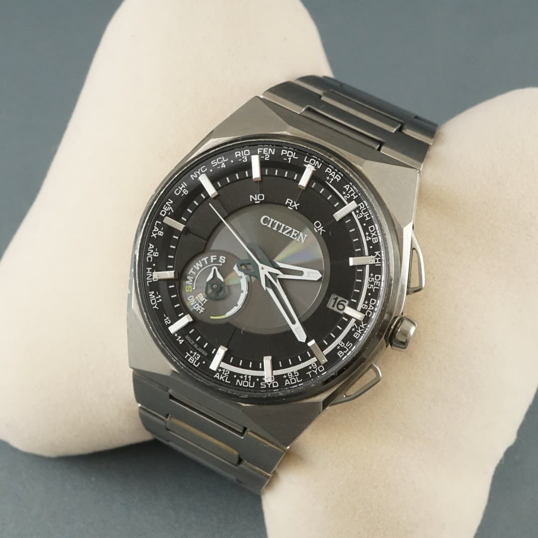 Citizen Watch Eco Drive Satellite Wave Used Good Condition From Japan