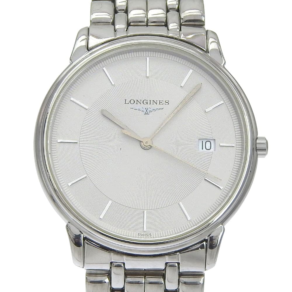 LONGINES L4.677.4 Grand classic Watches grayDial Stainless Steel Quartz An...